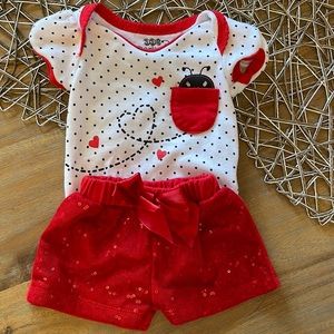 Baby girl matching set